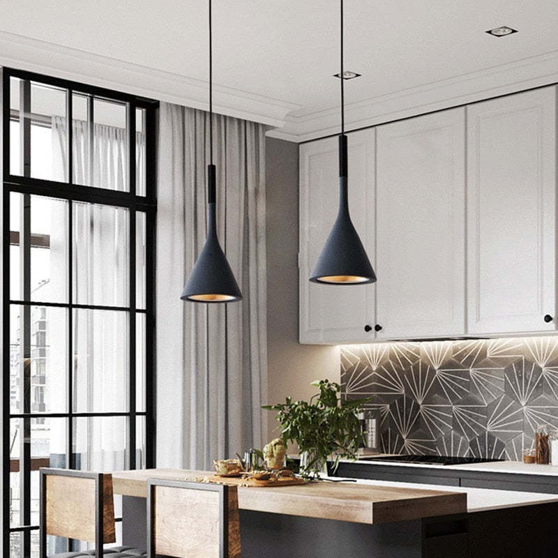 Morandi Modern Triangle Pendant Lights