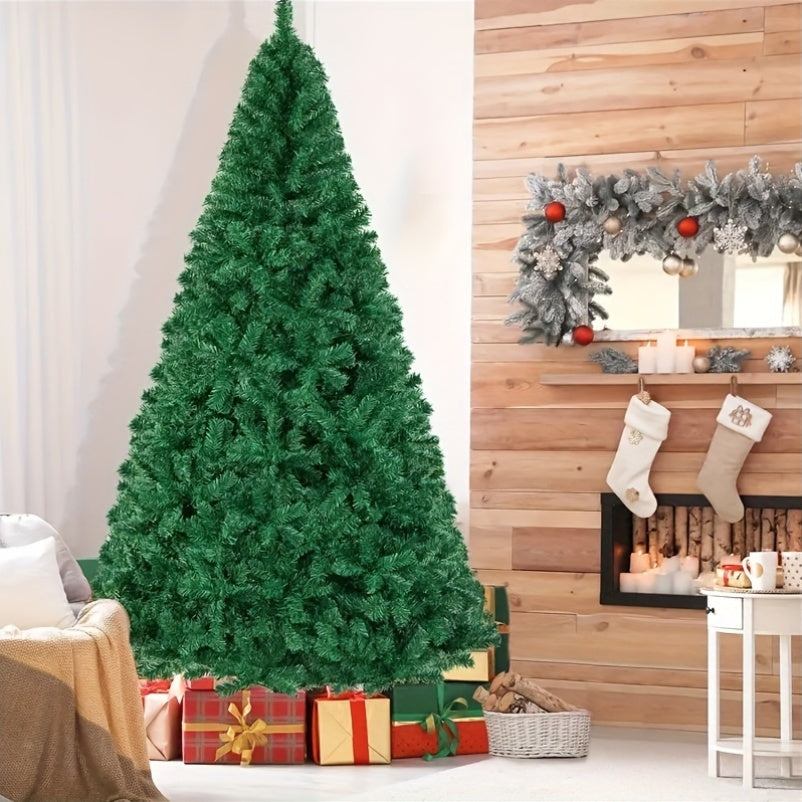 Green Pine Design | Artificial Christmas Tree | 850 Tips | 6ft Green | Fast Setup
