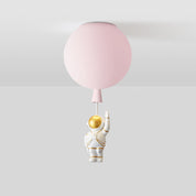 Fateh Modern Moon/Astronaut LED Ceiling Lamp in Acrylic