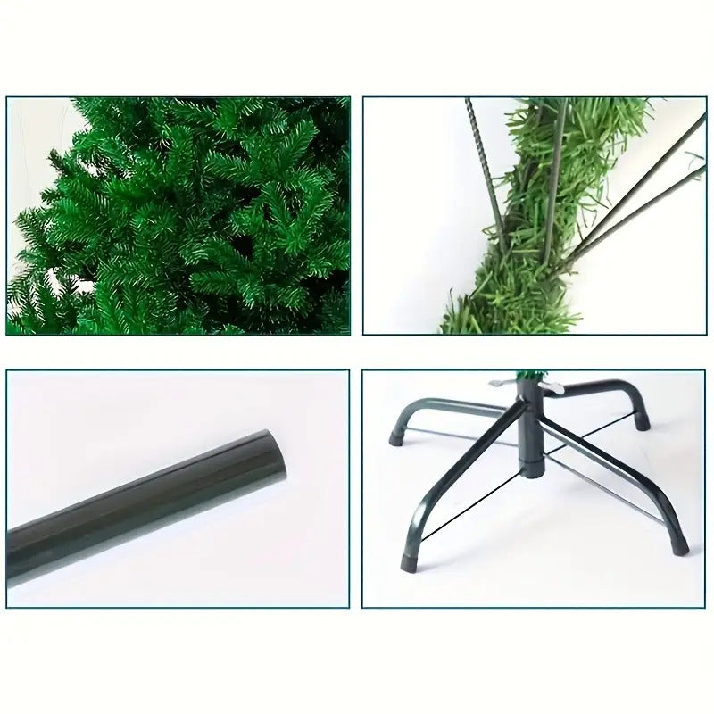 AvenlyHome| Artificial Xmas Tree | All-Season Plastic XL | Green | Easy Assembly