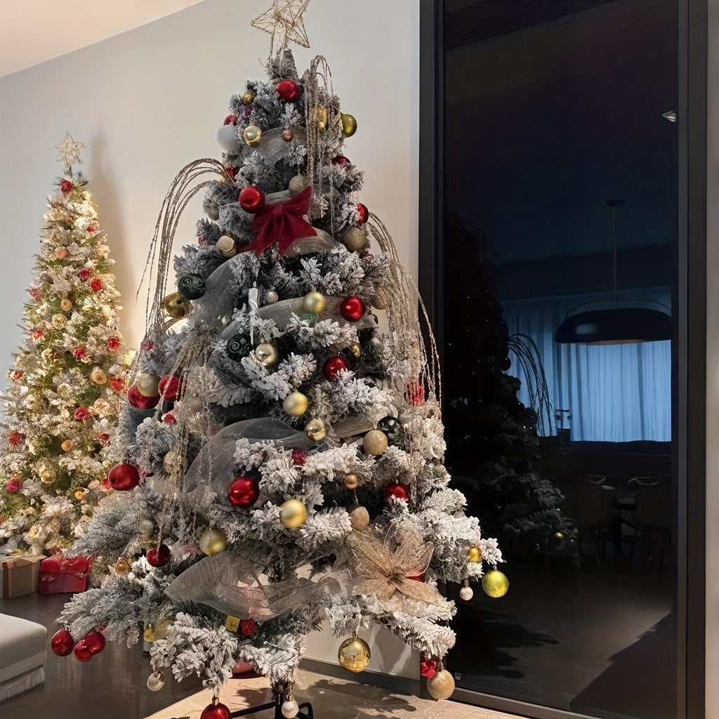 Snowline Snowy White Christmas Tree 122-244 cm | 200-1000 Branches | Easy Setup