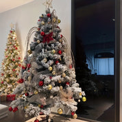 Snowline Snowy White Christmas Tree 122-244 cm | 200-1000 Branches | Easy Setup