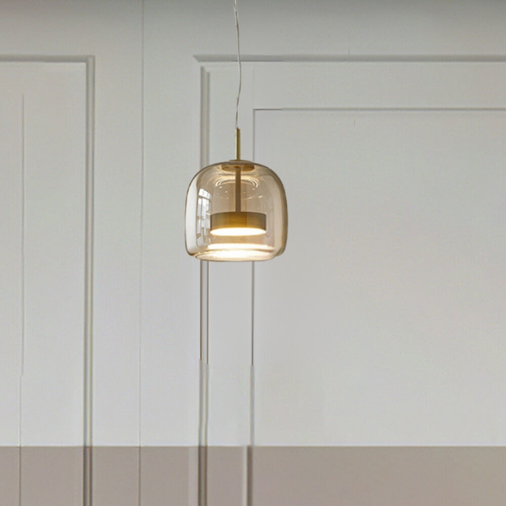 Retroluxe - Retro Pendant Light with Amber Light