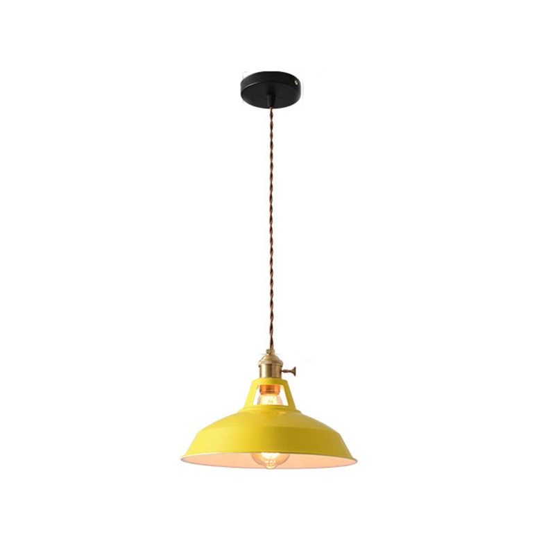 Morandi Modern LED Pendant Light in Metal for Colourful Living