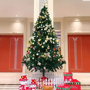 AvenlyHome| Artificial Xmas Tree | All-Season Plastic XL | Green | Easy Assembly