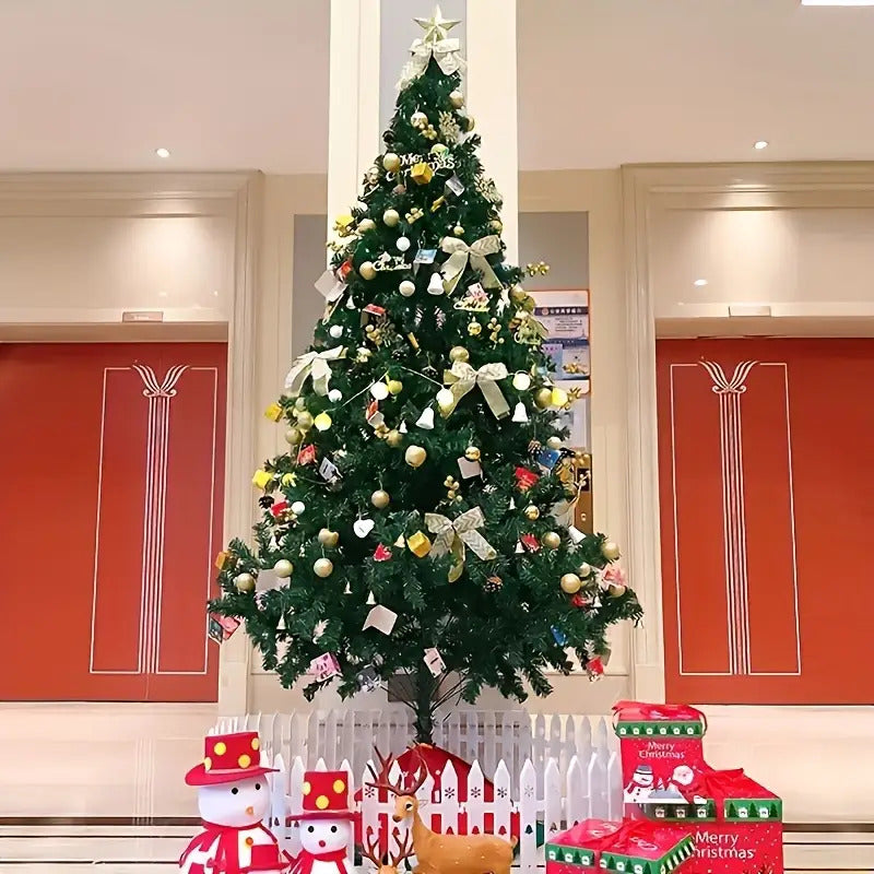 AvenlyHome| Artificial Xmas Tree | All-Season Plastic XL | Green | Easy Assembly