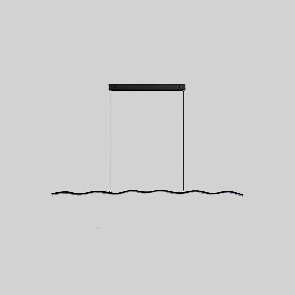 LouiseGlow - Modern LED pendant lamp in black and white