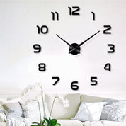 ZeitMeister Fashion 3D Large Wall Clock Mirror Sticker