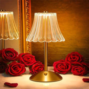 Rechargeable Crystal Desk Lamp - Eye-Caring & Dimmable