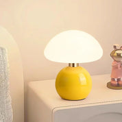 Mushroom Small Table Lamp - Cream Wind Ceramic