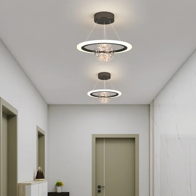 Modern LED Ceiling Light - Glossy Chandelier