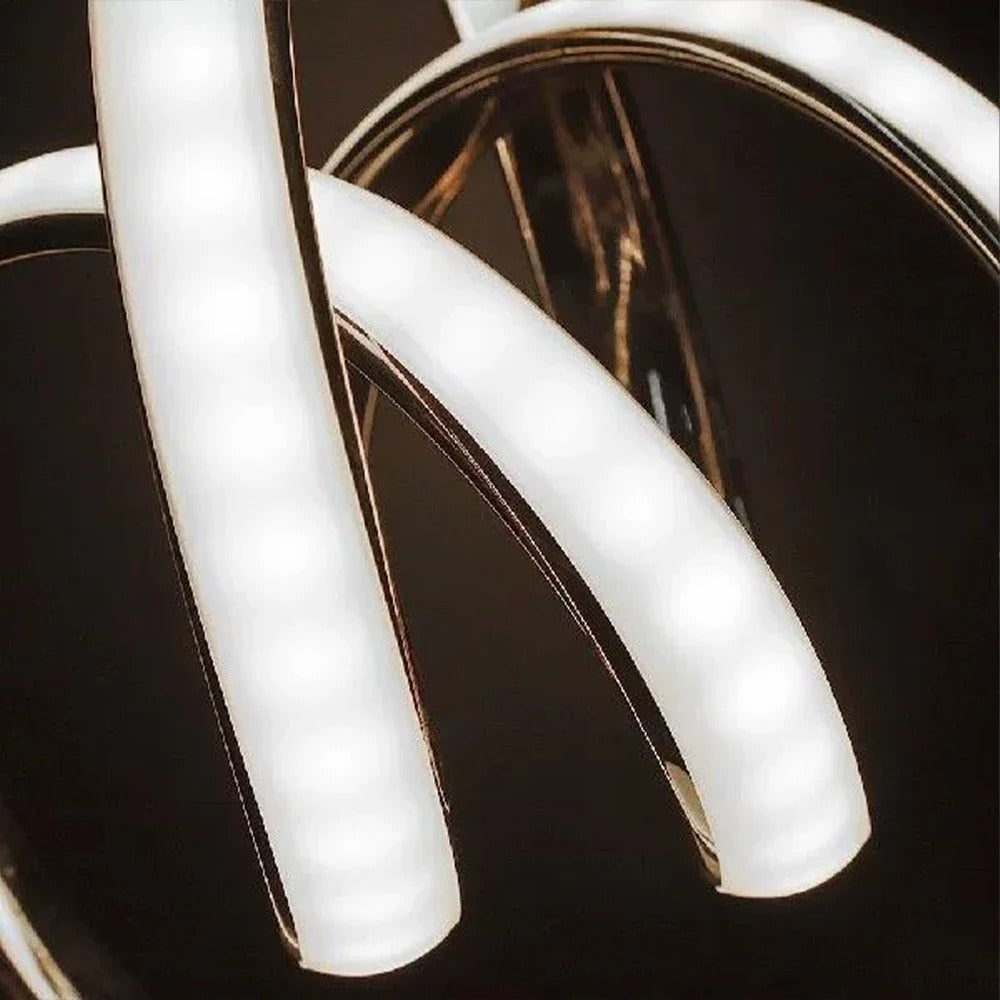 Minimalist LED Table Lamp - Curved Design for Stylish Home Décor