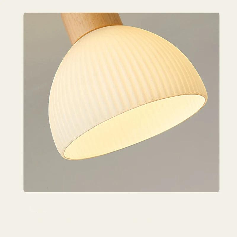 Phyval Nordic Japanese Style Ceiling Light - Simple Wooden Grass Lighting