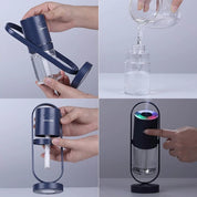 LED Night Light Hydration USB 360° Rotating Desktop Lamp