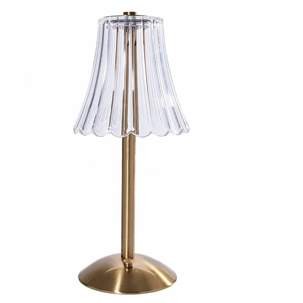 Rechargeable Crystal Desk Lamp - Eye-Caring & Dimmable