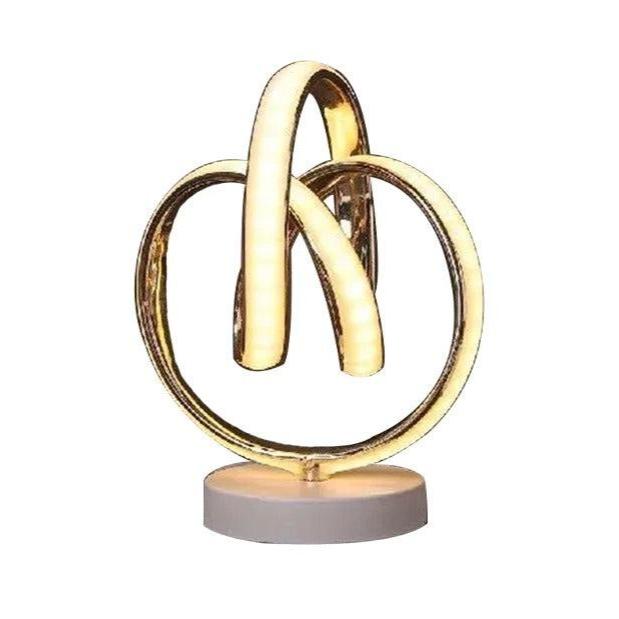 Minimalist LED Table Lamp - Curved Design for Stylish Home Décor