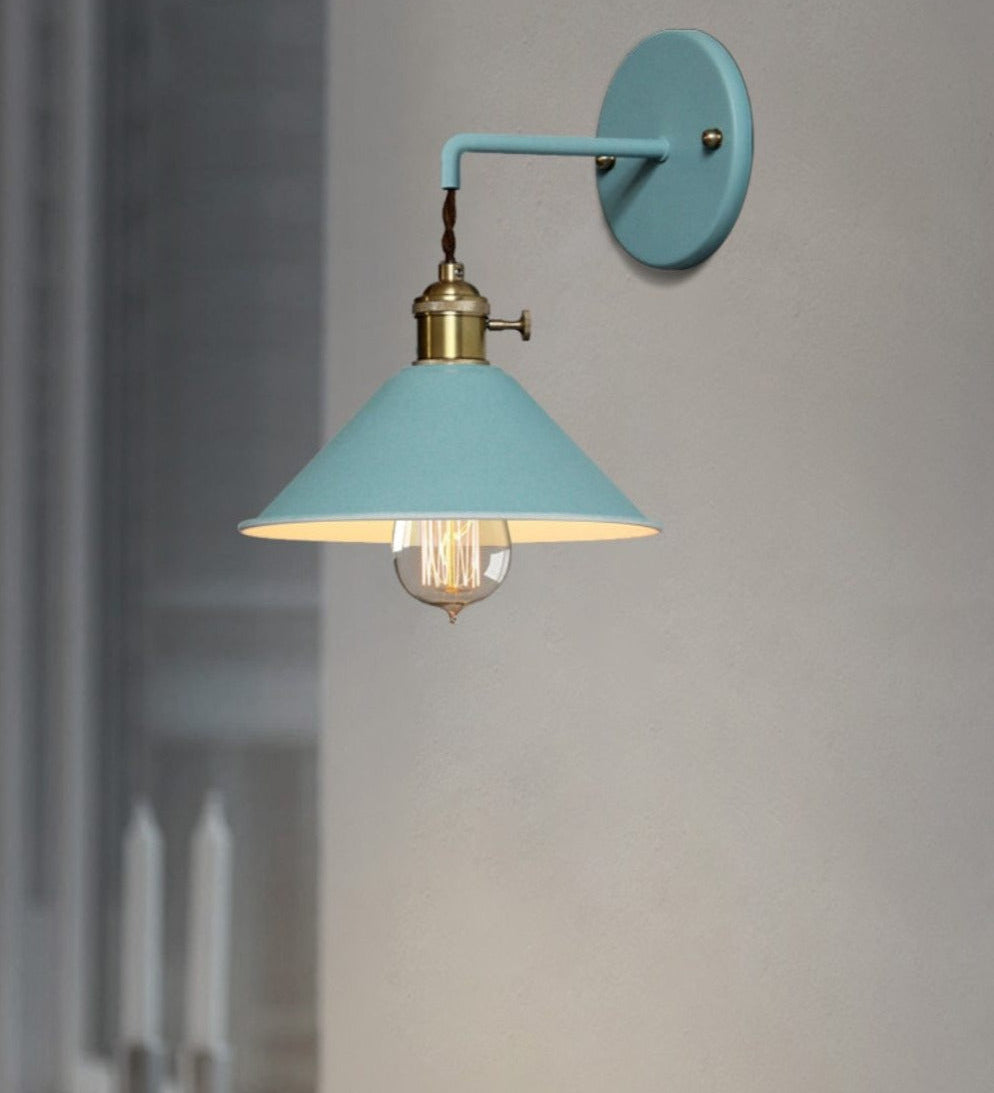 Vintage Wall Lamps in Lively Colours