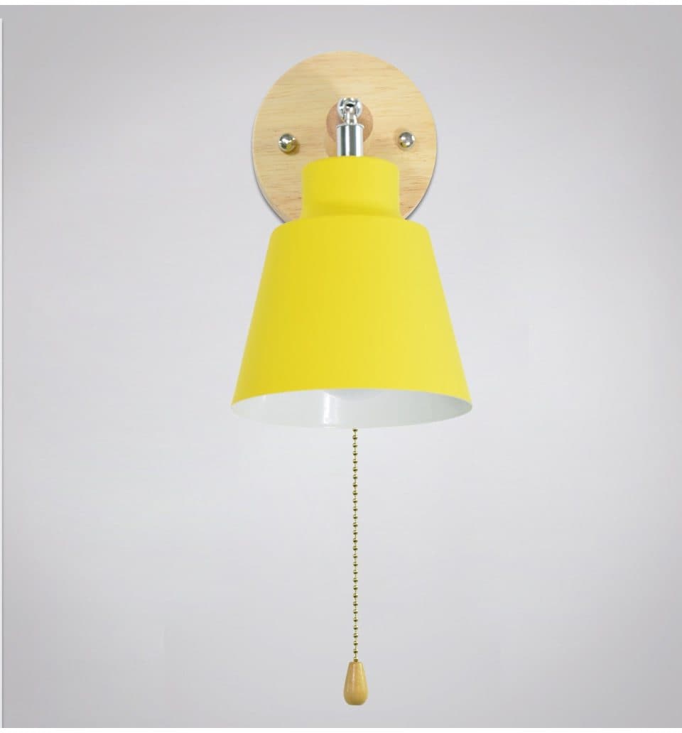 Rotatable Collin Wall Lamp with Pull Chain Switch