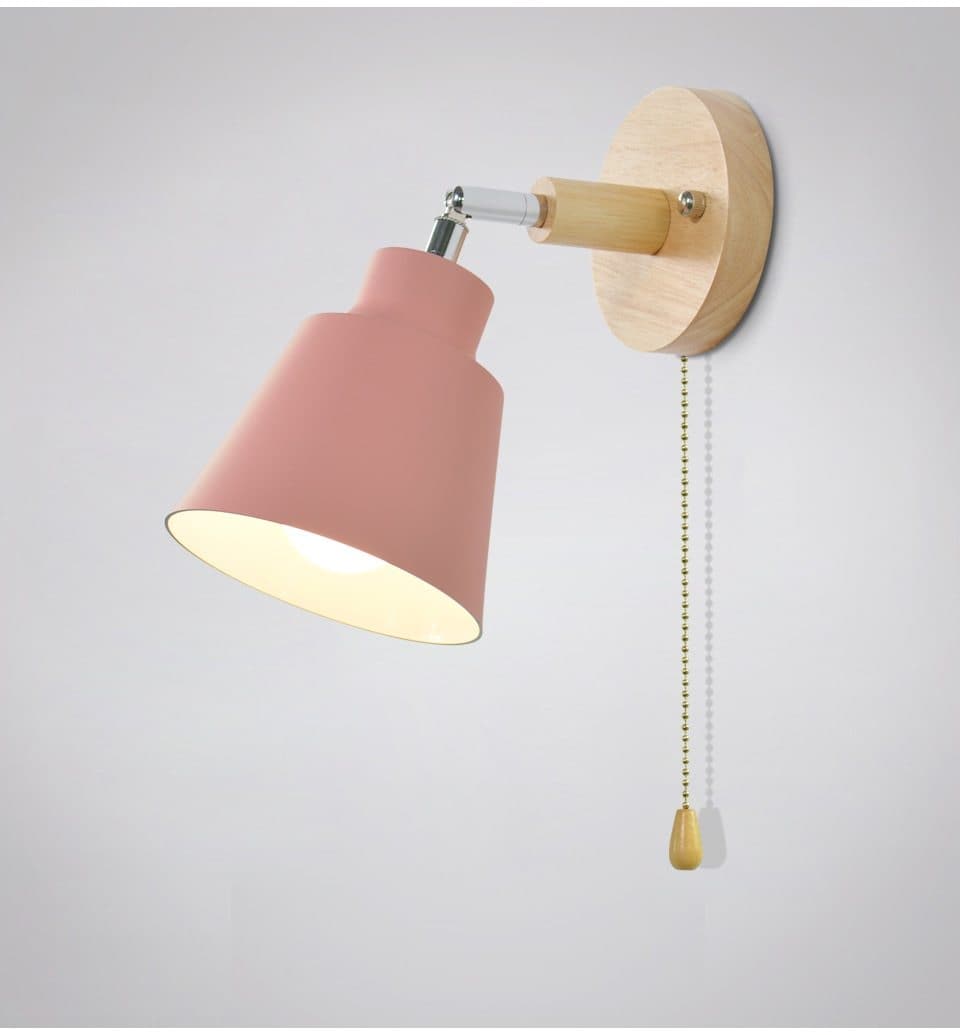 Rotatable Collin Wall Lamp with Pull Chain Switch