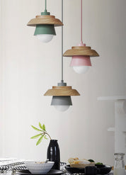 Modern Scandinavian Wooden Pendant Light