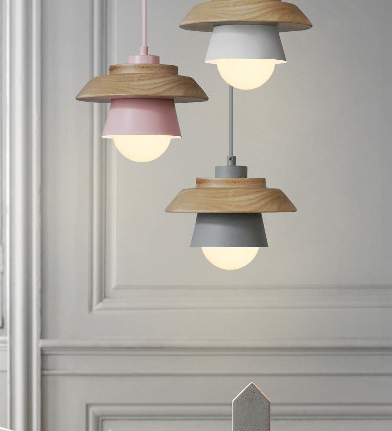 Wooden Pendant Lights from Scandinavia