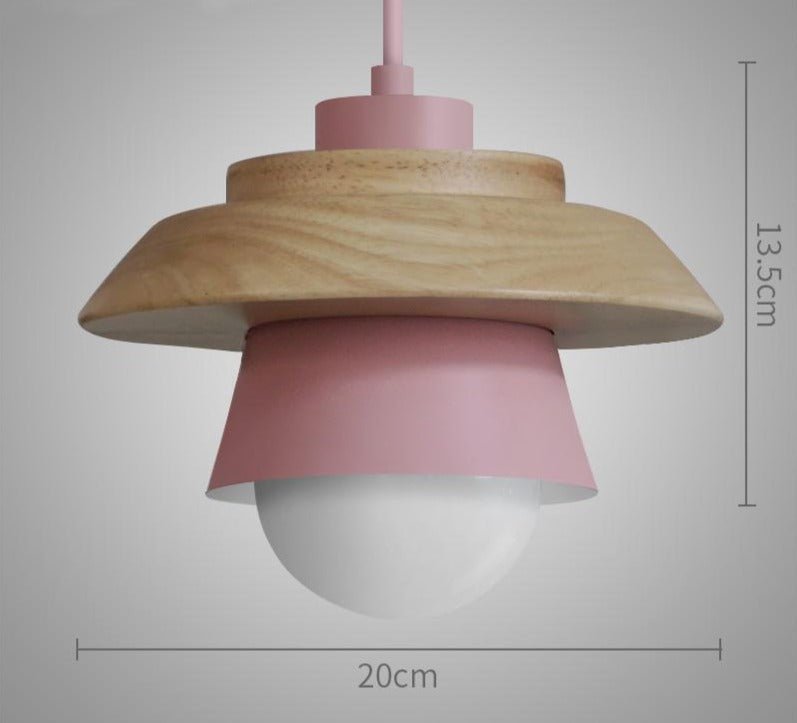 Modern Scandinavian Wooden Pendant Light