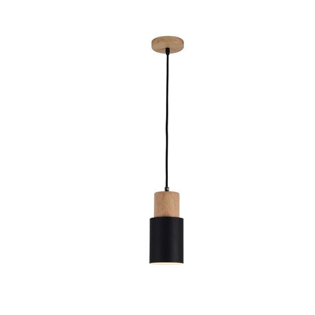 Ingrid Scandinavian Pendant Lamp in Wood and Metal