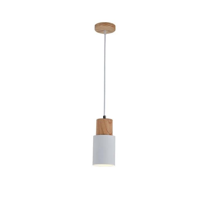 Ingrid Scandinavian Pendant Lamp in Wood and Metal