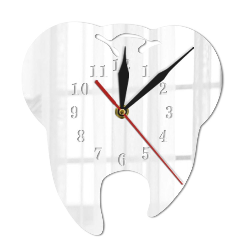 DentaGlow - Stylish Mirror Clock for Dental Care