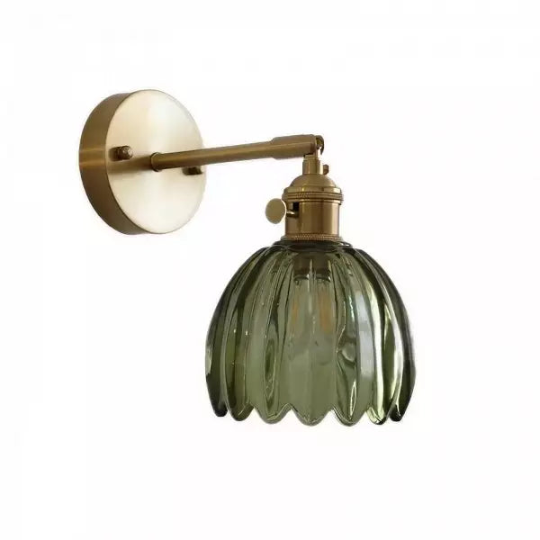 Retro – Wall Lamp Glass Tulip Bud