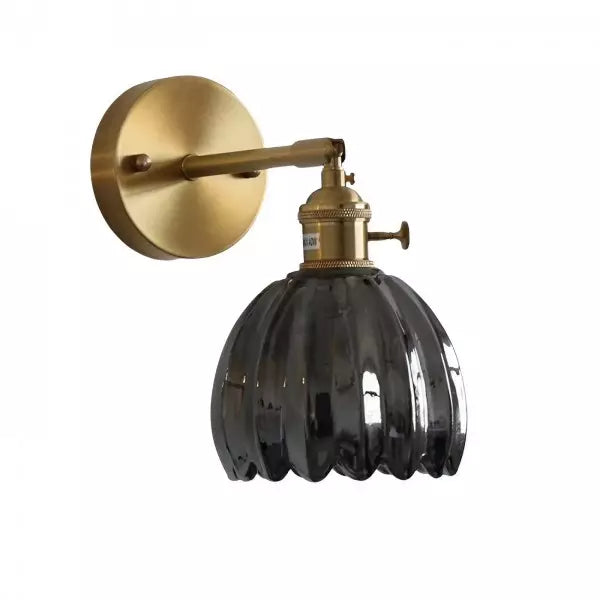 Retro – Wall Lamp Glass Tulip Bud