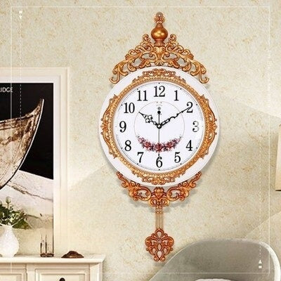 GlowLux - Luxe Swirling Wall Clock