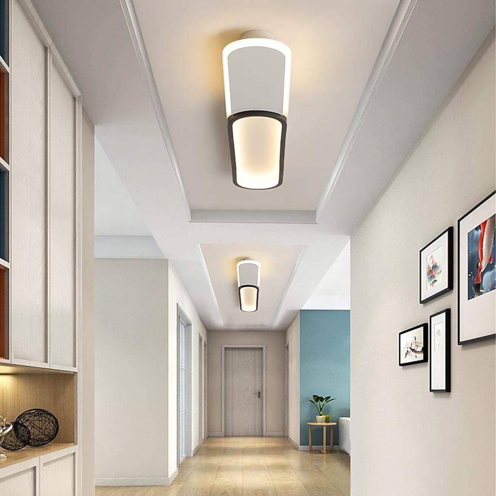 FlushElegance – LED ceiling lighting with a minimalist rectangular design
