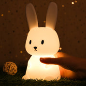 Touch-LED Night Light Wall Clock for Children
