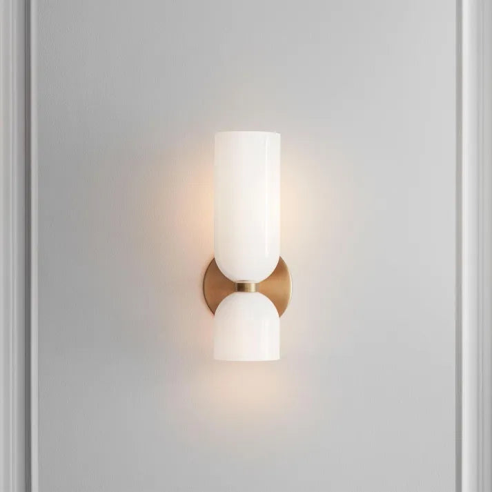 Double Layer Glass Wall Lamp - Elegant Lighting for Your Space